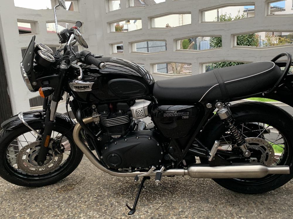 Motorrad verkaufen Triumph Boneville T 100 Jet black Ankauf